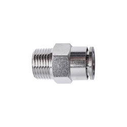 Metal Pu Fitting Straight 12mm X 3/8